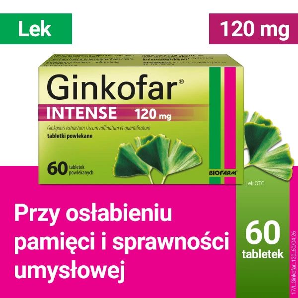 Ginkofar Intense 120mg, 60 tabletek 2