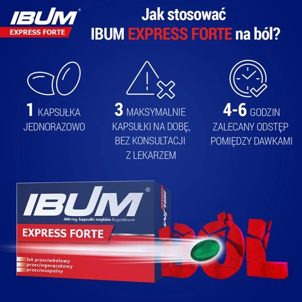 Ibum Express Forte 400mg, 36 kapsułek 4