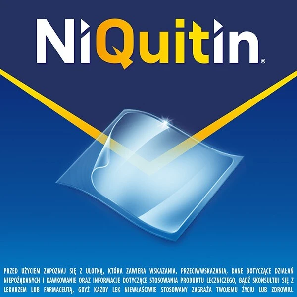 NiQuitin Przezroczysty 21mg/24h (114mg), system transdermalny 1 stopień, 7 plastrów 6