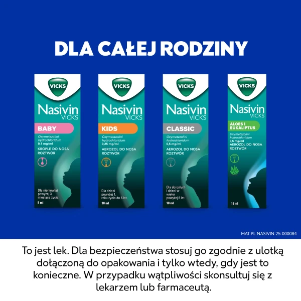 Nasivin Classic 0,5mg/ml, aerozol do nosa, dla dorosłych i dzieci w wieku powyżej 6 lat, 10ml 7