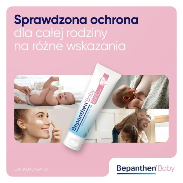 ZESTAW Bepanthen Baby, maść ochronna przeciw odparzeniom pieluszkowym, od urodzenia, 100g + 30g 2