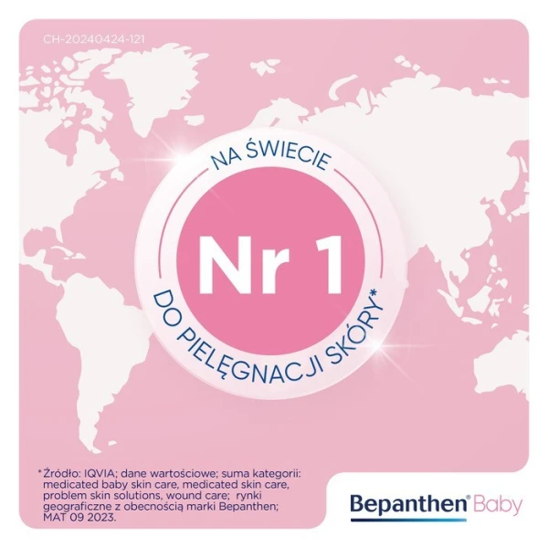 ZESTAW Bepanthen Baby, maść ochronna przeciw odparzeniom pieluszkowym, od urodzenia, 100g + 30g 5