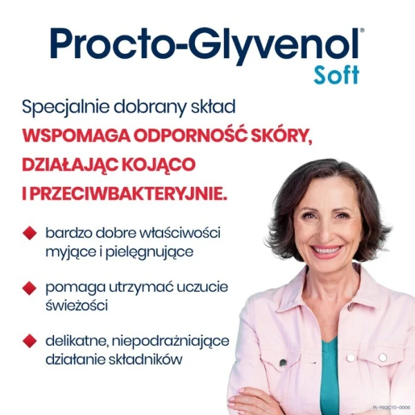 Procto-Glyvenol Soft, żel do higieny intymnej z ruszczykiem, 180ml 4