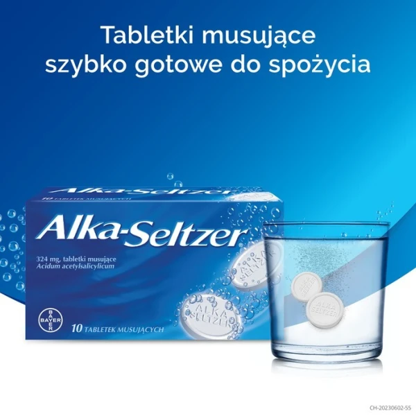 Alka-Seltzer 324mg, 10 tabletek musujących 3