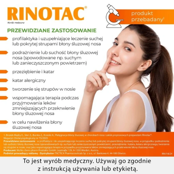 Rinotac, spray do nosa, 10ml 2