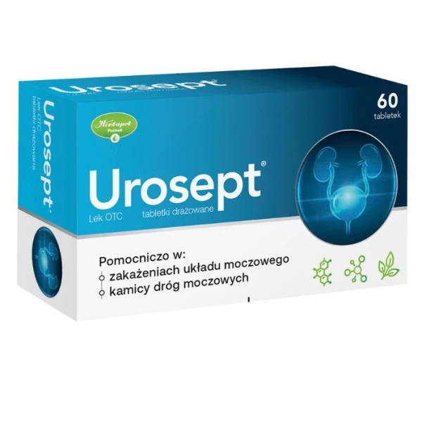 Urosept, lek złożony, 60 tabletek 2