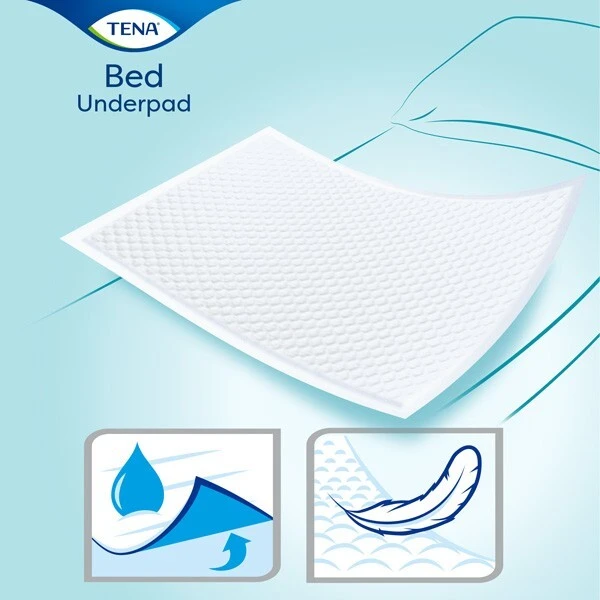 Tena Bed Plus, podkłady higieniczne, rozmiar 60x90cm, 5 sztuk 3