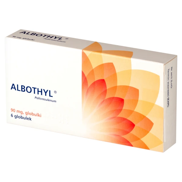 Albothyl 90mg, globulki dopochwowe, 6 sztuk 2