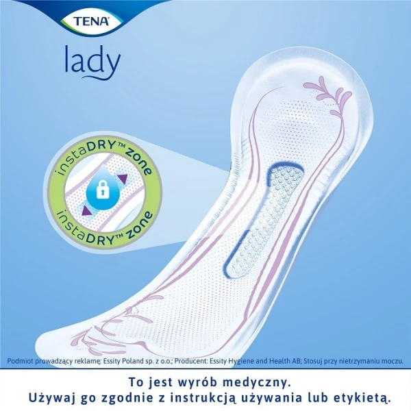 Wkłady anatomiczne Tena Lady Maxi, chłonność 7/8, 12 sztuk 2