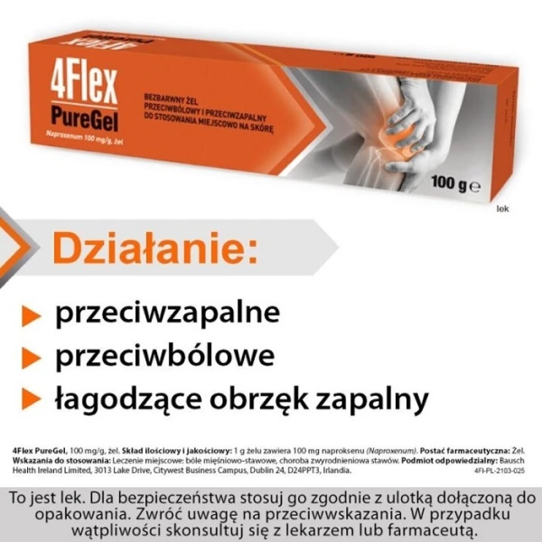 4Flex PureGel 100mg/g, żel, 100g 2