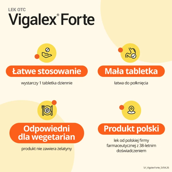 Vigalex Forte 2000 j.m., 120 tabletek 3