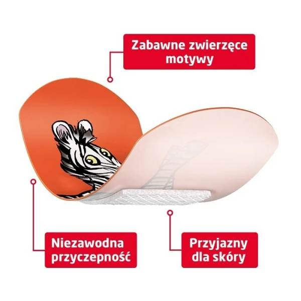 Leukoplast Kids, plaster z opatrunkiem, 2 rozmiary, 12 sztuk 2