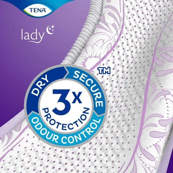 Wkłady anatomiczne Tena Lady Normal Night, chłonność 5/8, 10 sztuk 3