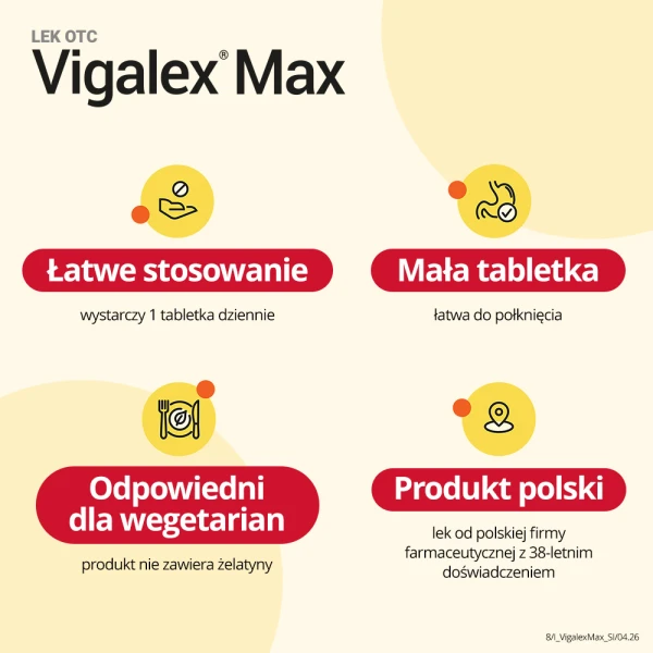 Vigalex Max 4000 j.m., 90 tabletek 4