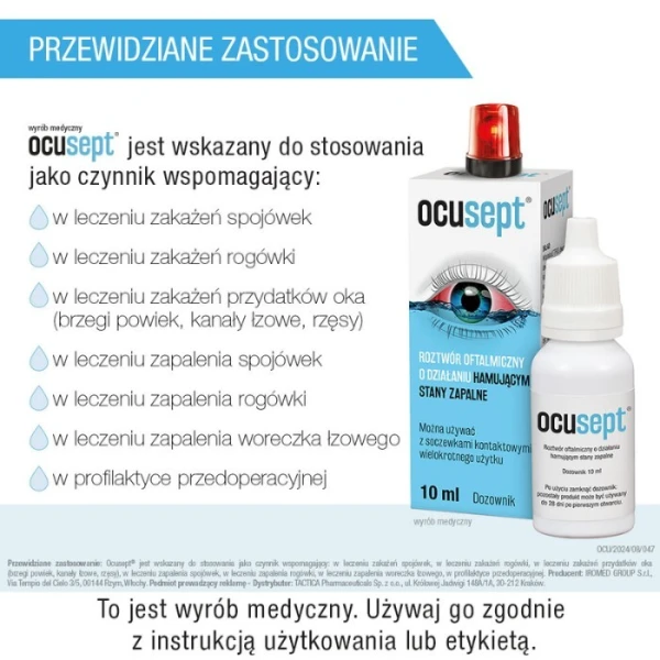 Ocusept, krople do oczu, 10ml 4