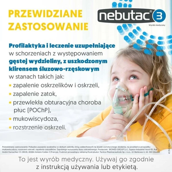 Nebutac 3, hipertoniczny roztwór do inhalacji 3%, 30 ampułek po 4ml 4