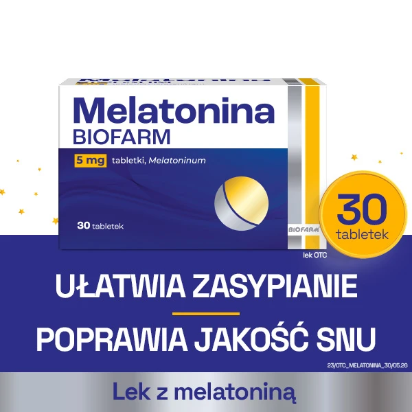 Melatonina Biofarm 5mg, 30 tabletek 6