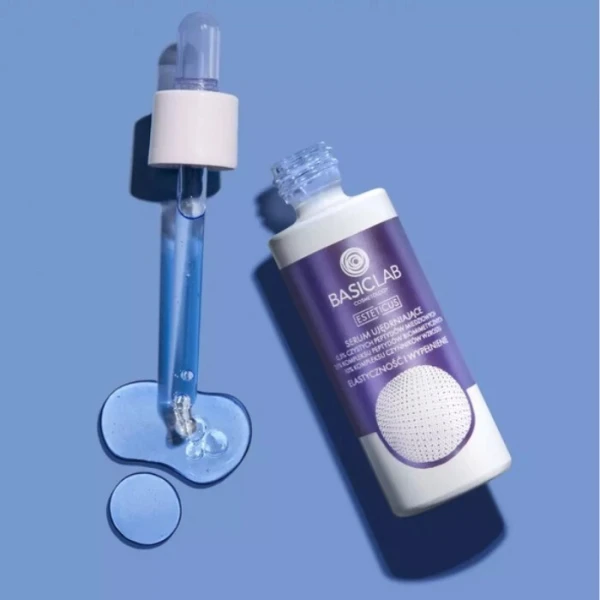 BasicLab Esteticus, Elastyczność i Wypełnienie, serum ujędrniające z 0,5% czystych peptydów miedziowych, 30ml 2
