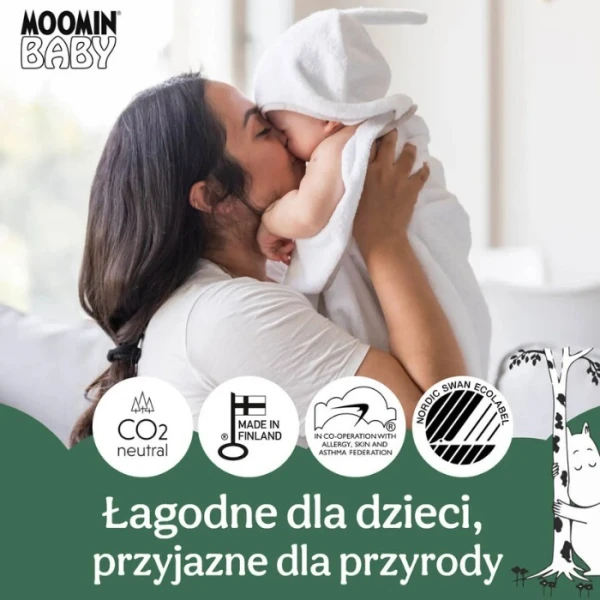 Moomin Baby, pieluchy, rozmiar 1, waga 2-5 kg, 25 sztuk 4