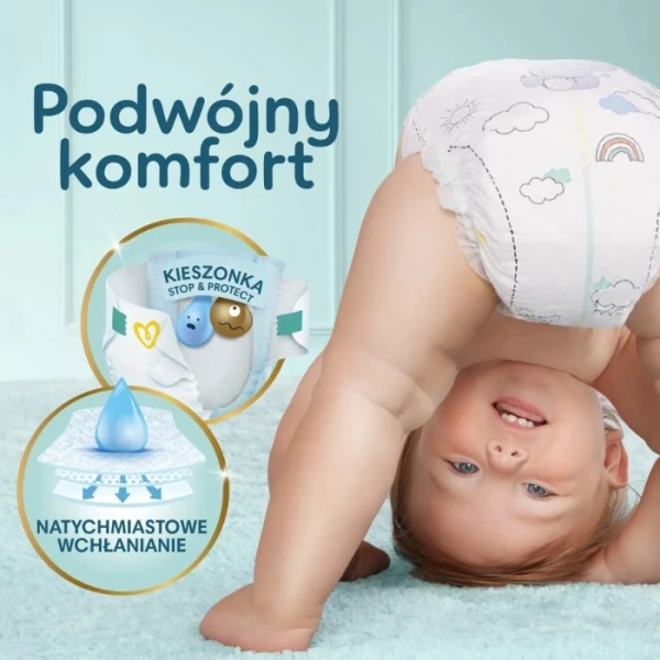 Pampers Premium Care, pieluszki jednorazowe, rozmiar 1, waga 2-5kg, 156 sztuk 3