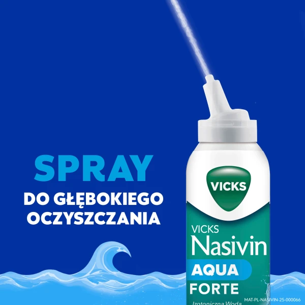 Vicks Nasivin Aqua Forte, spray do higieny nosa, powyżej 3 roku życia, 120ml 3