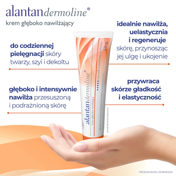 Alantandermoline, krem głęboko nawilżający, 50g 4