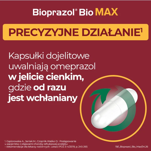 Bioprazol Bio Max 20mg, 14 kapsułek 6