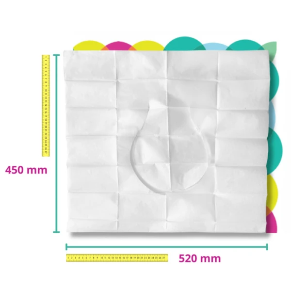 WuCetki, biodegradowalne nakładki sedesowe, z brzegami XXL, 3x10sztuk 3