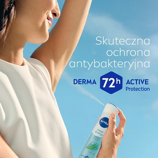 Nivea Fresh Energy, antyperspirant w sprayu, 150ml 2