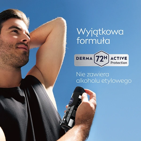 Nivea Men Black & White Invisible, antyperspirant dla mężczyzn, 72 h, Original, 150ml 3