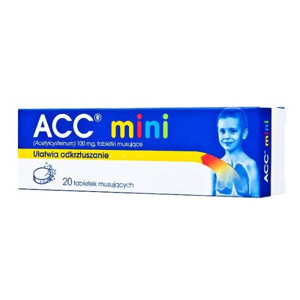 ACC mini 100mg, 20 tabletek musujących