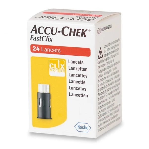 Accu-Chek FastClix, lancety do nakłuwacza, 24 sztuki