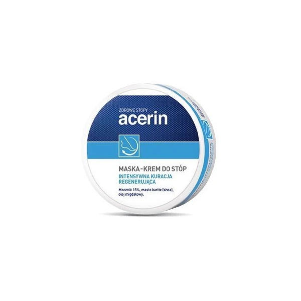 Acerin, maska-krem do stóp, intensywna kuracja regenerująca, 125ml