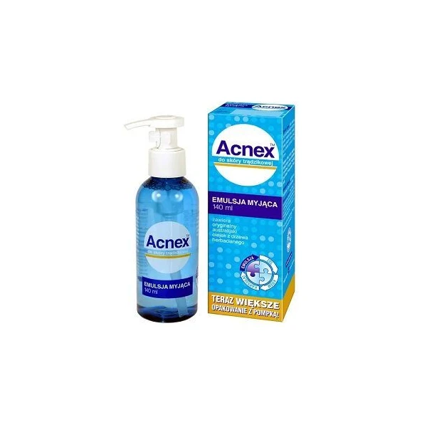 Acnex, emulsja myjąca do skóry trądzikowej, 140ml