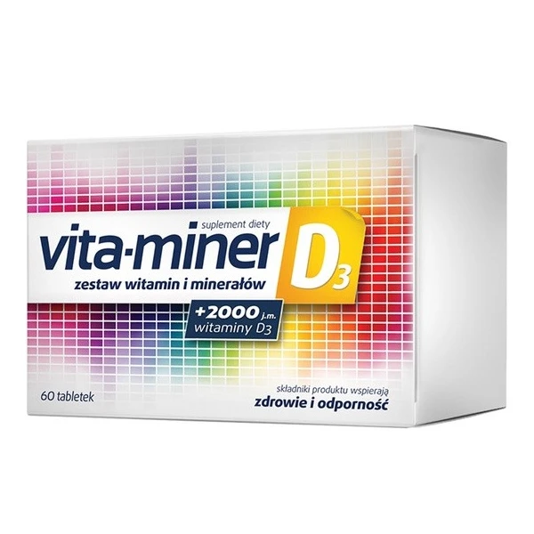 [DATA - 2026-11-30] Vita-miner D3, 60 tabletek