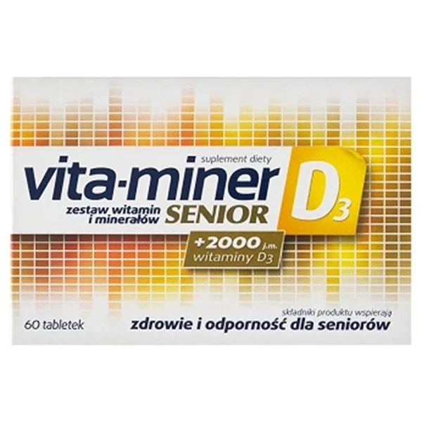 Acti Vita-miner Senior D3, 60 tabletek