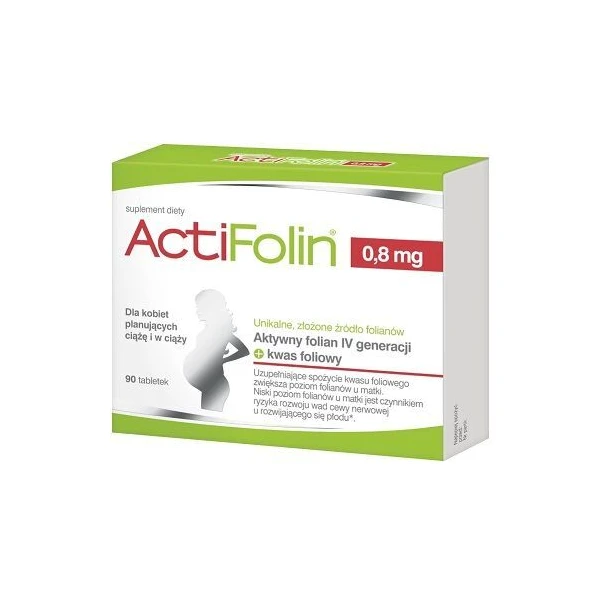 ActiFolin 0,8mg, 90 tabletek