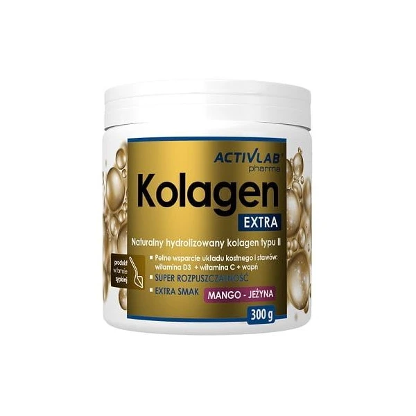 Activlab, Kolagen Extra, proszek, smak mango-jeżyna, 300g