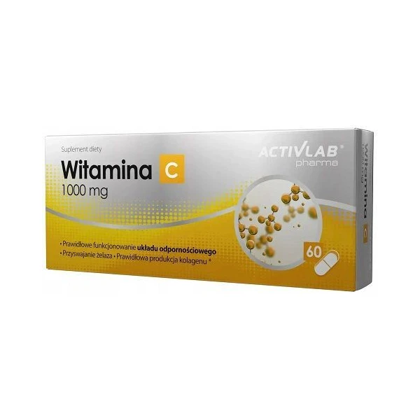 Activlab Pharma, witamina C 1000mg, 60 kapsułek