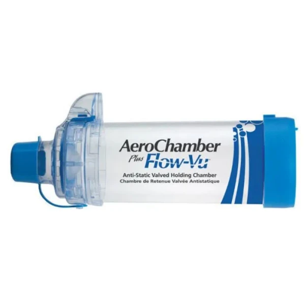 AeroChamber Plus Flow-Vu, komora inhalacyjna z ustnikiem dla dorosłych, 1 sztuka