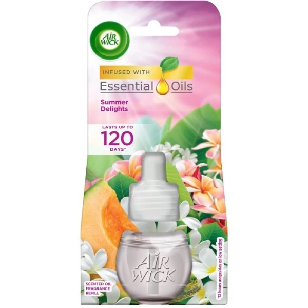 Air Wick, wkład zapasowy do dyfuzora elektrycznego, Summer Delights, 19ml