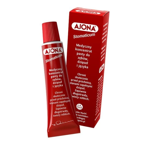 Ajona, medyczny koncentrat pasty do zębów, dziąseł i języka, 25ml