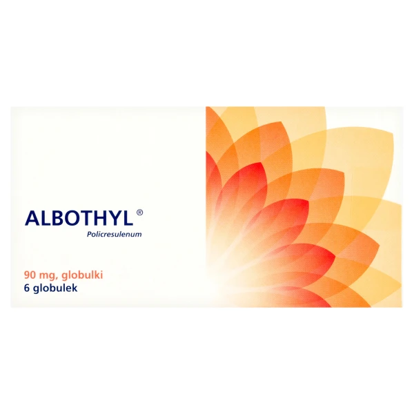 Albothyl 90mg, globulki dopochwowe, 6 sztuk