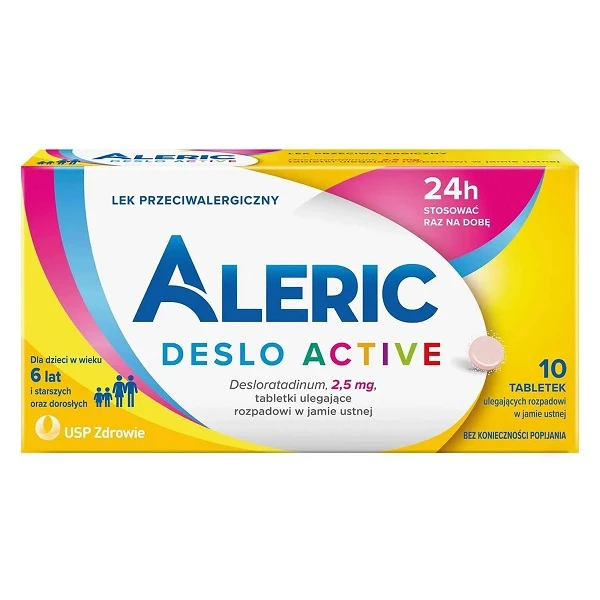 Aleric Deslo Active 2,5mg, 10 tabletek