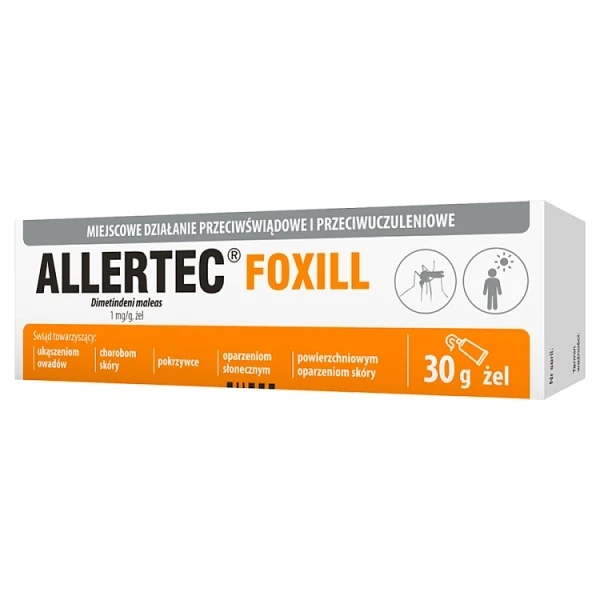 Allertec Foxil 1mg/g, żel, 30g
