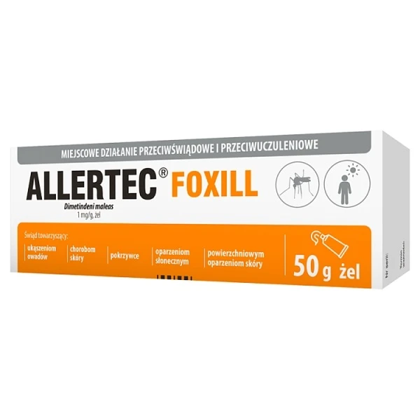 Allertec Foxil 1mg/g, żel, 50g