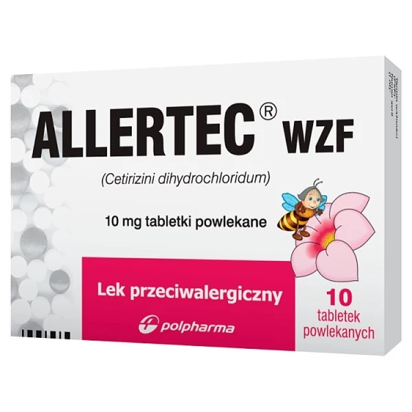 Allertec WZF 10mg, 10 tabletek