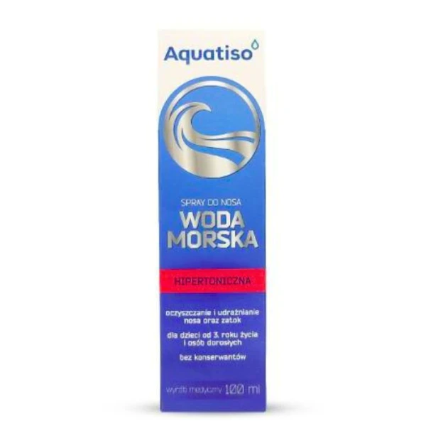 Aquatiso, woda morska, hipertoniczna, 100ml