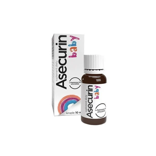 Asecurin Baby, krople doustne dla niemowląt od urodzenia, 10ml