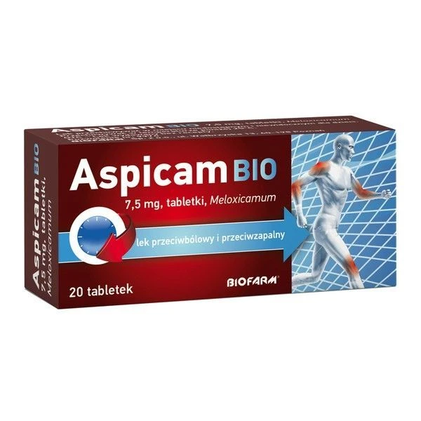 Aspicam Bio 7,5mg, 10 tabletek